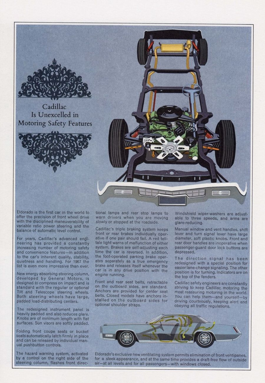 1967 Cadillac Fleetwood Brochure Page 7